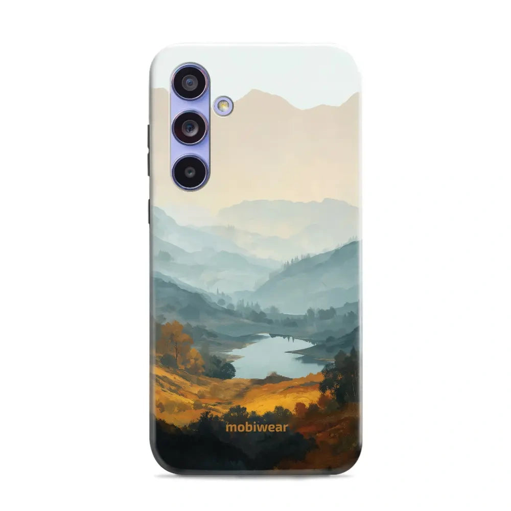 Handyhülle für Galaxy A54 5G, Mobiwear Elite Pro, See im Tal
