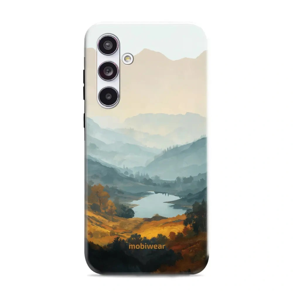 Handyhülle für Galaxy A55 5G, Mobiwear Elite Pro, See im Tal