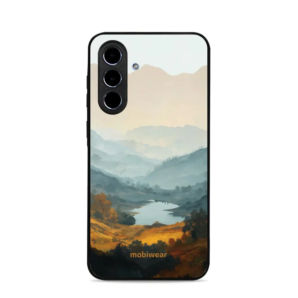 Handyhülle für Galaxy A56 5G, Mobiwear Glossy Case, See im Tal