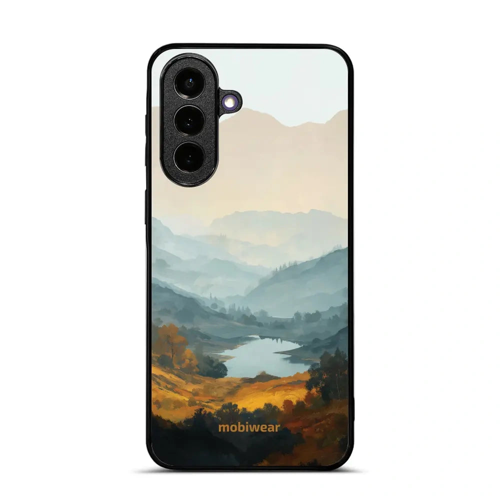 Handyhülle für Galaxy A57 5G, Mobiwear Glossy Case, See im Tal