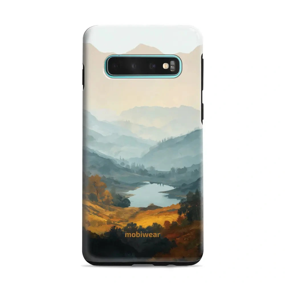 Handyhülle für Galaxy S10 Plus, Mobiwear Elite Pro, See im Tal
