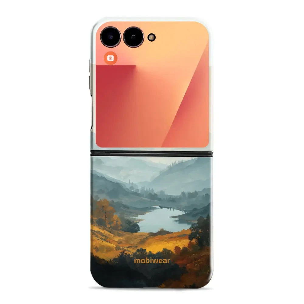Handyhülle für Galaxy Z Flip7, Mobiwear Elite Pro, See im Tal