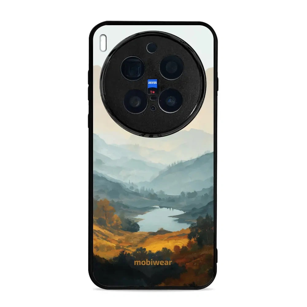 Handyhülle für Vivo X300 Pro, Mobiwear Glossy Case, See im Tal