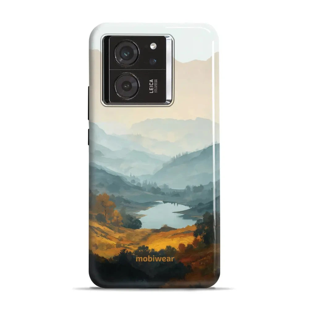 Handyhülle für Xiaomi 13T Pro, Mobiwear Elite Pro, See im Tal