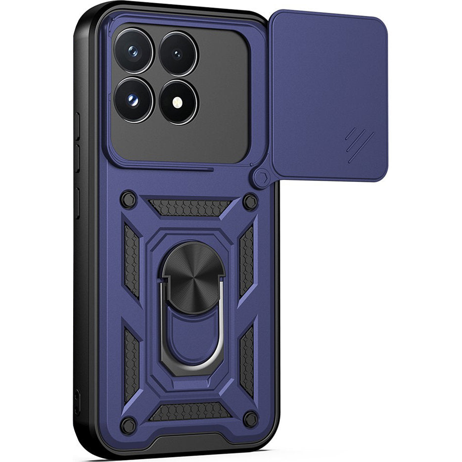Handyhülle mit Kameraschutz für Xiaomi POCO F9 Pro, Techsuit CamShield Series, Blau (2/2)