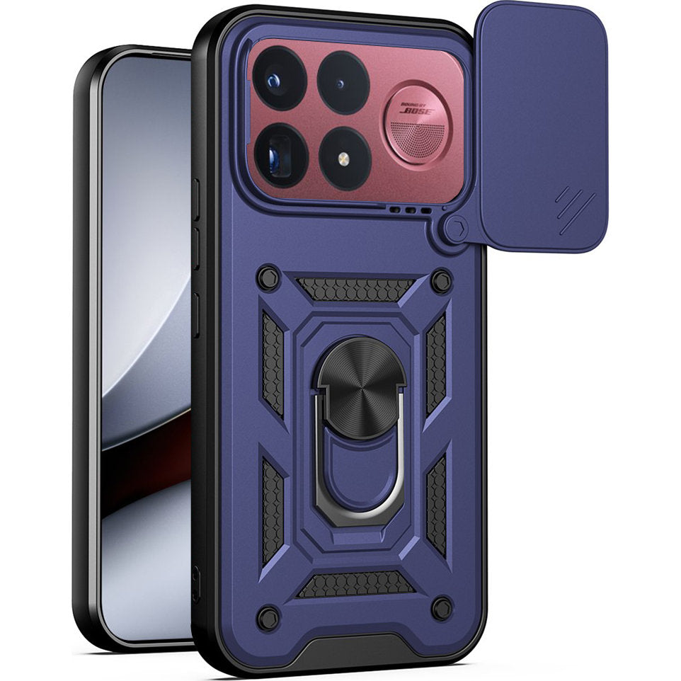 Handyhülle mit Kameraschutz für Xiaomi POCO F9 Ultra, Techsuit CamShield Series, Blau (1/2)