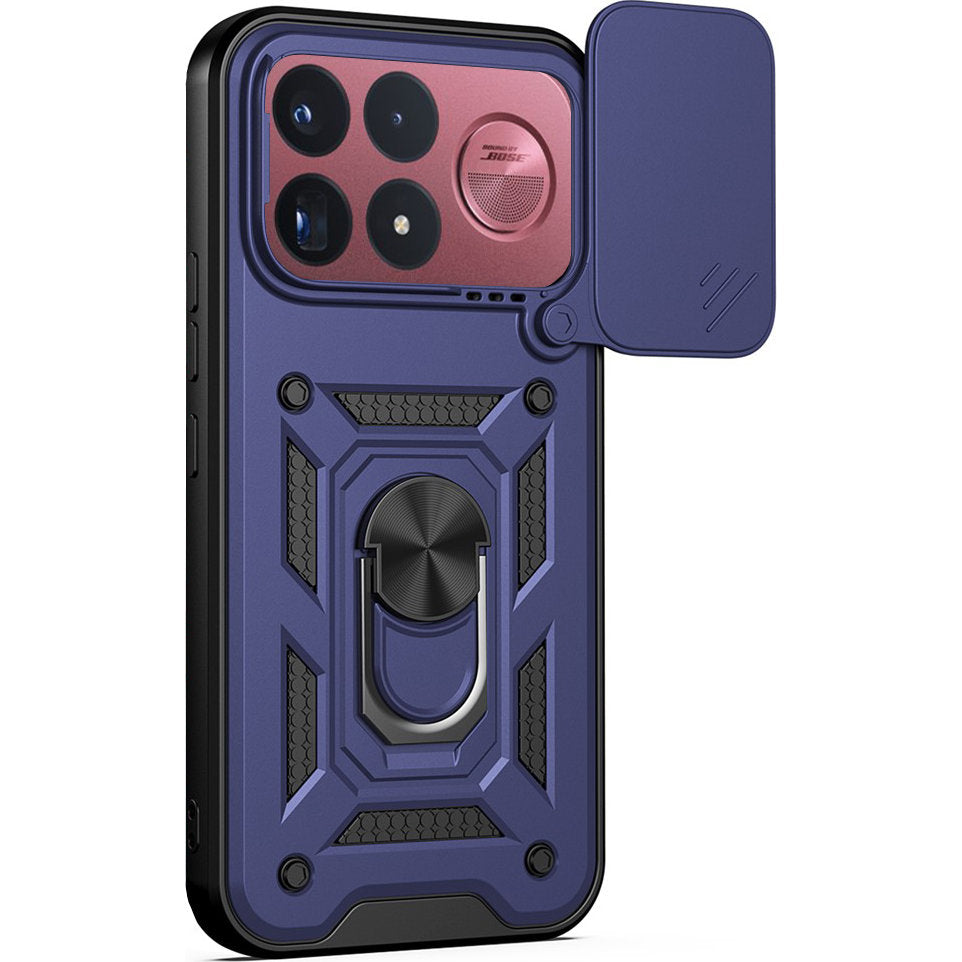 Handyhülle mit Kameraschutz für Xiaomi POCO F9 Ultra, Techsuit CamShield Series, Blau (2/2)