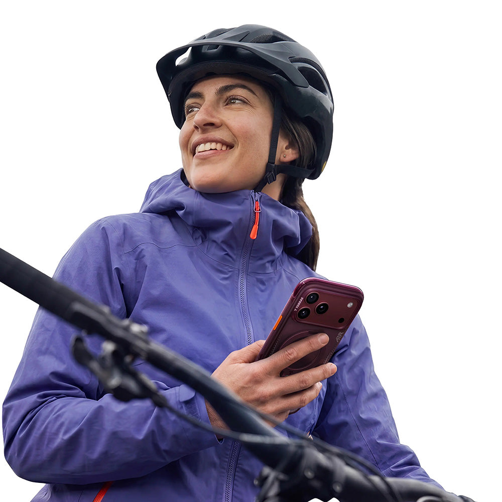 Handyhülle mit 360° drehbarem Standfuß für iPhone 18 Pro / 17 Pro, Torras Ostand Q3 Air mit MagSafe, Violett (5/11)