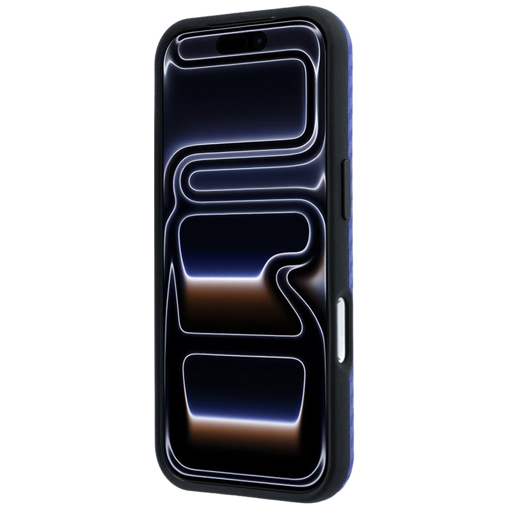 Handyhülle für iPhone 18 Pro / 17 Pro, BMW M Carbon Printed Ring mit MagSafe, Blau (5/8)