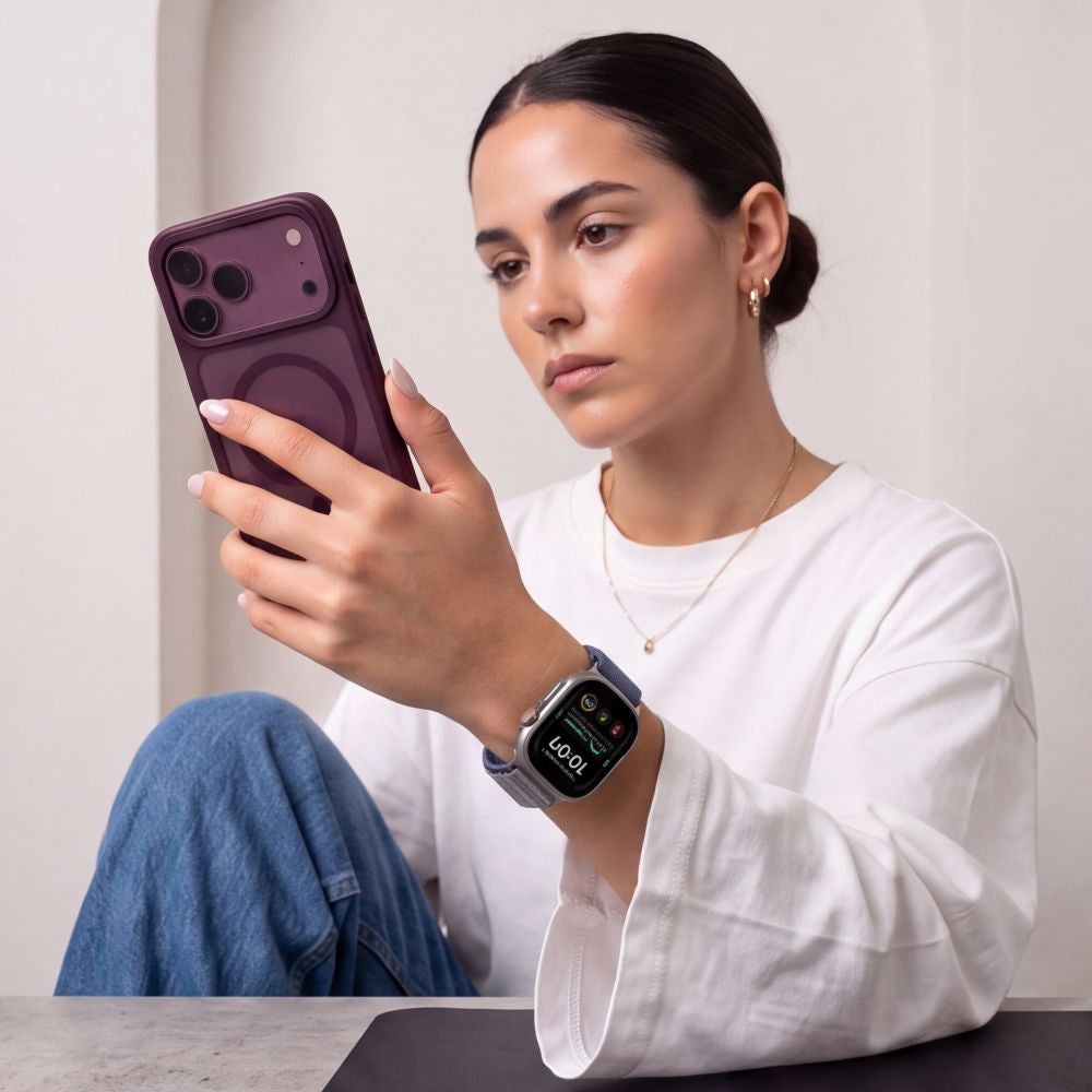 Armband für Apple Watch 49/46/45/44 mm, Tech Protect Nylon Pro, Dunkelgrau (5/9)