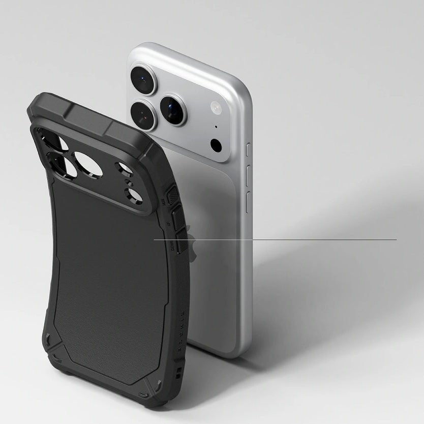 Handyhülle für iPhone 18 Pro Max / 17 Pro Max, Ringke Rugged Gear Magnetic, Schwarz (5/8)