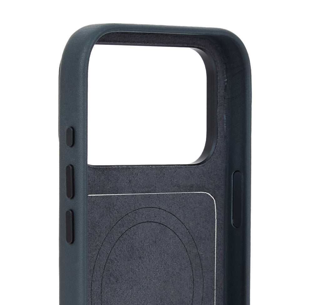Lederhülle mit modularer Rückseite Troubadour Modular Leather Case für MagSafe für iPhone 18 Pro Max, Graphit (6/9)