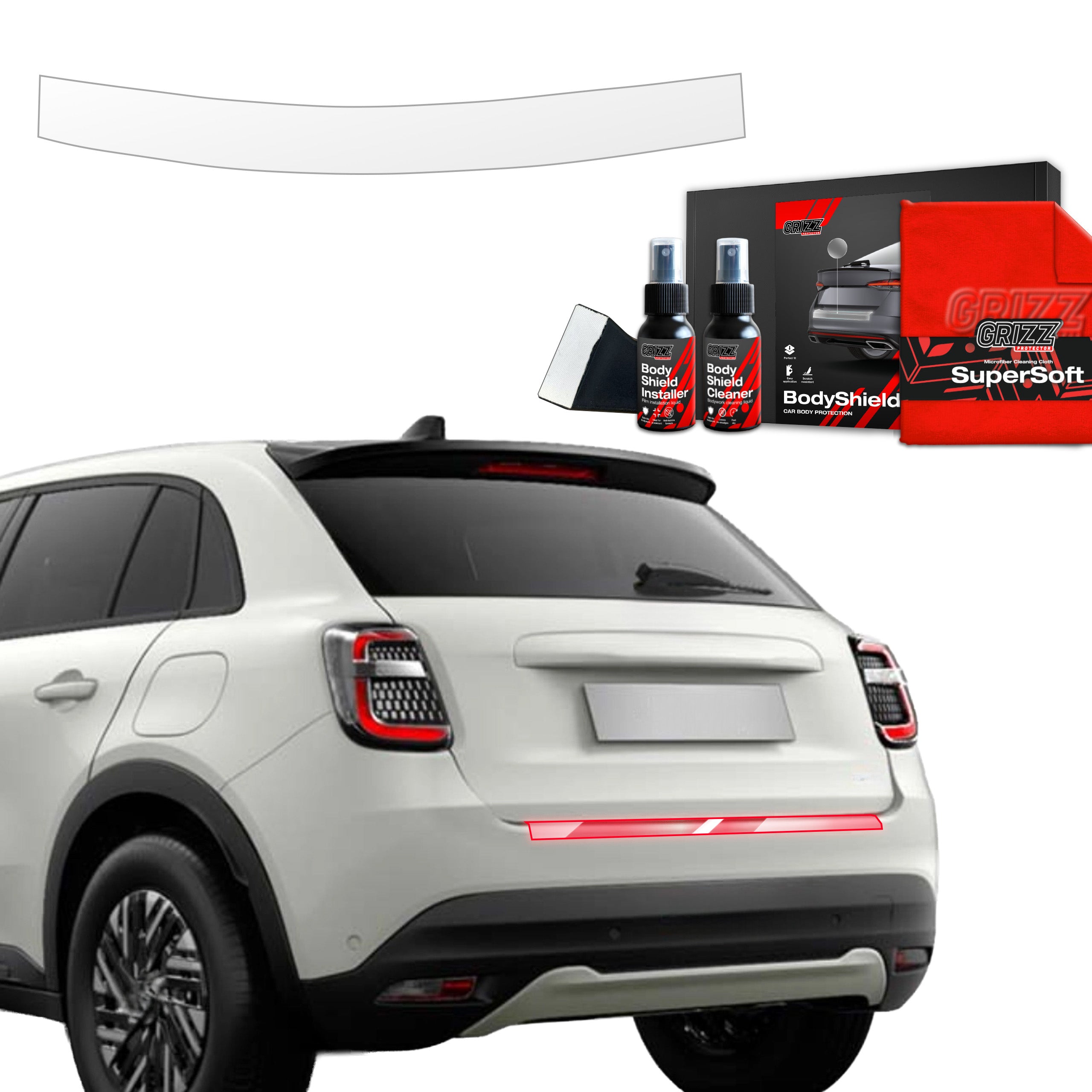 Schutzfolie Grizz Protector für Ladekante - Fiat 600 (2023-2026)