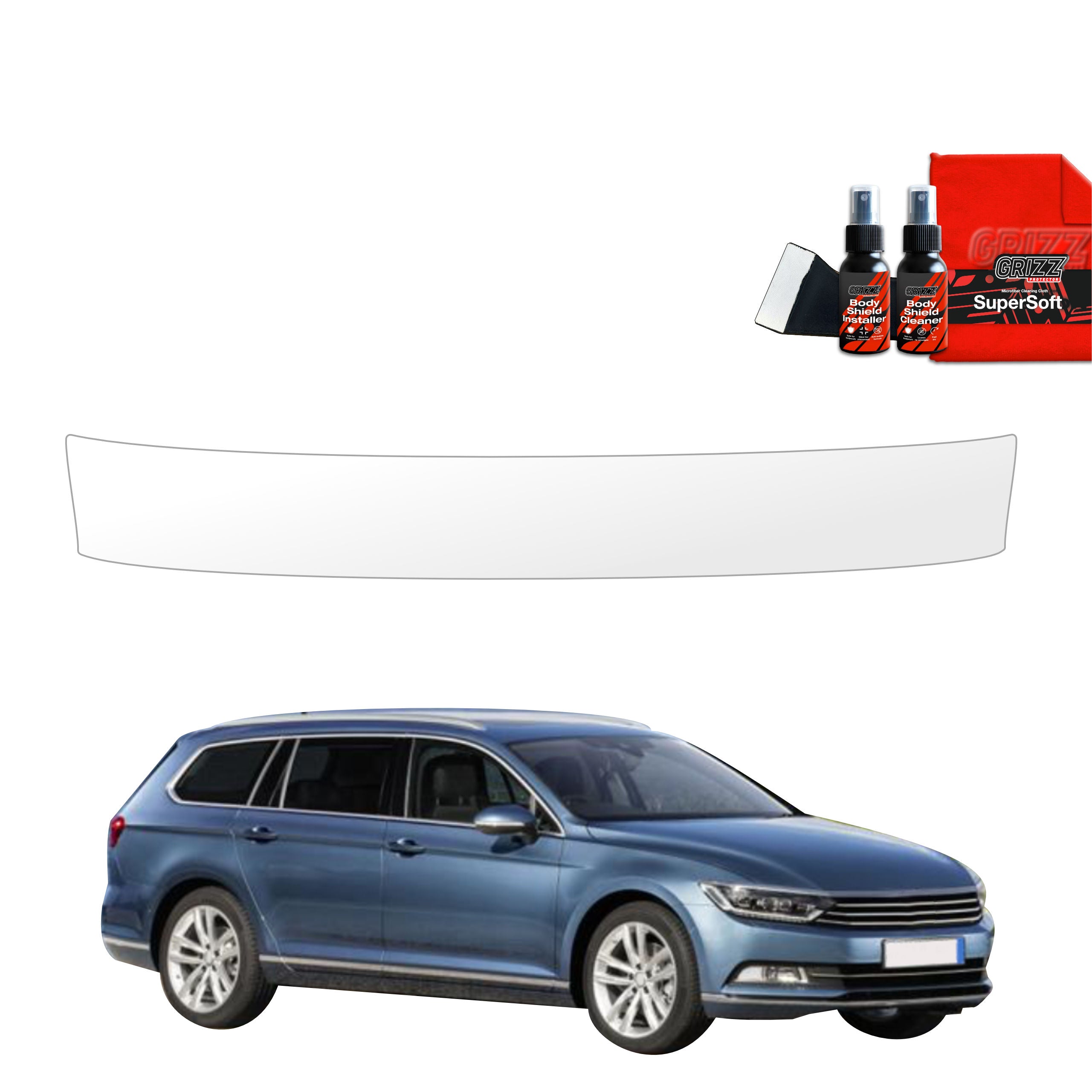 Schutzfolie Grizz Protector für Ladekante - Volkswagen Passat B8 Kombi (2014-2022)