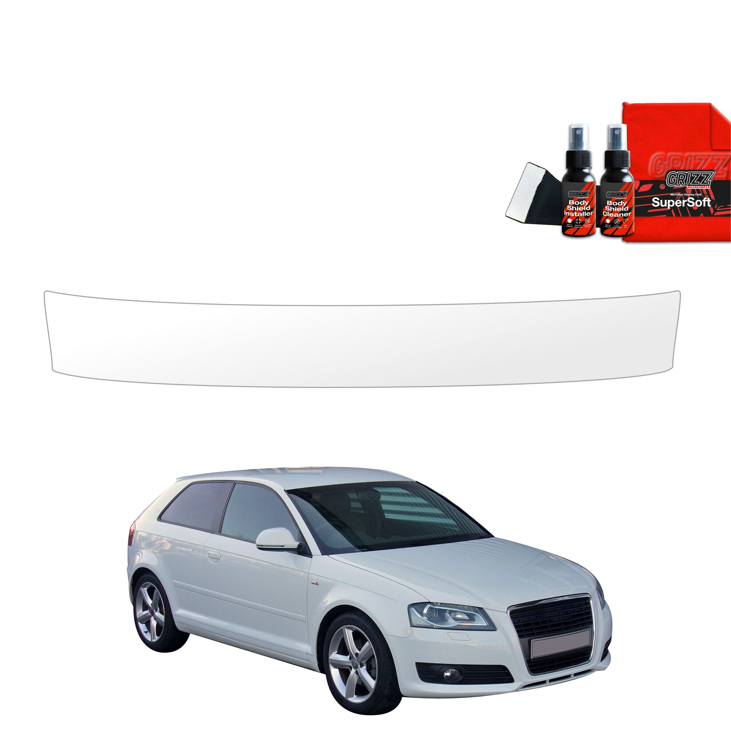 Schutzfolie Grizz Protector für Ladekante - Audi A3 8P Hatchback 3D (2003-2008)