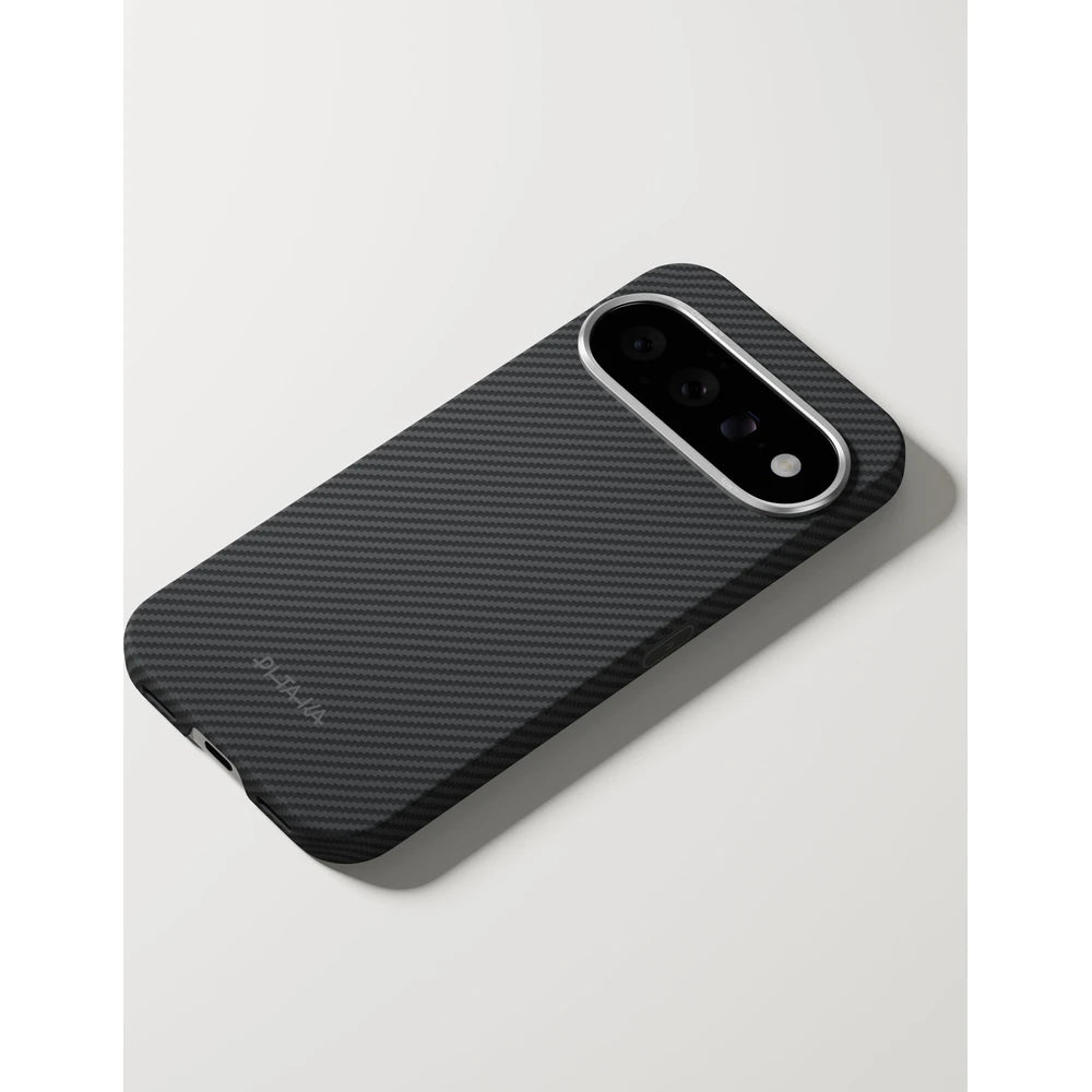 Aramid Handyhülle für Google Pixel 11, PITAKA Ultra-Slim Case mit MagSafe, Schwarz-Grau (4/14)