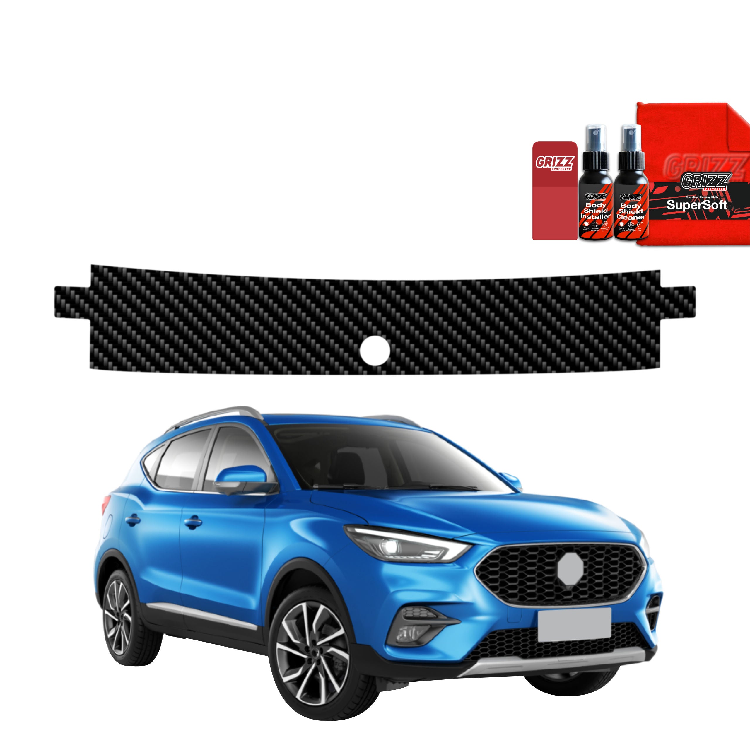 Kohlenstoff Schutzfolie Grizz Protector für Ladekante - MG ZS Classic (2019-2025)