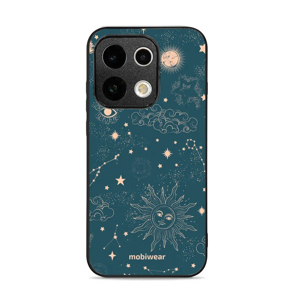Handyhülle für Oppo Reno16 Pro 5G, Mobiwear Glossy Case, Astraler Staub