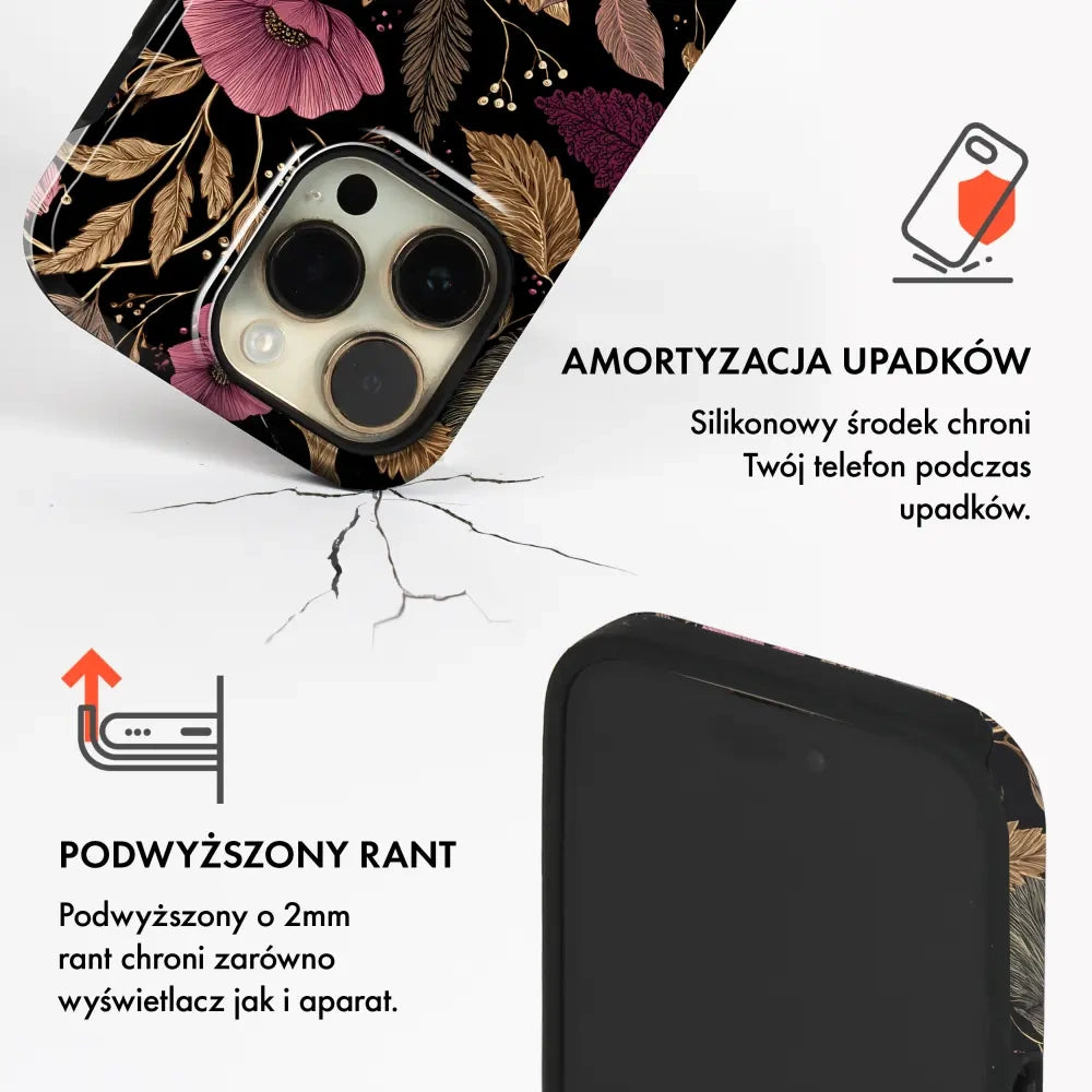 Handyhülle für Galaxy A27 5G, Mobiwear Elite Pro, Glamour-Herbst