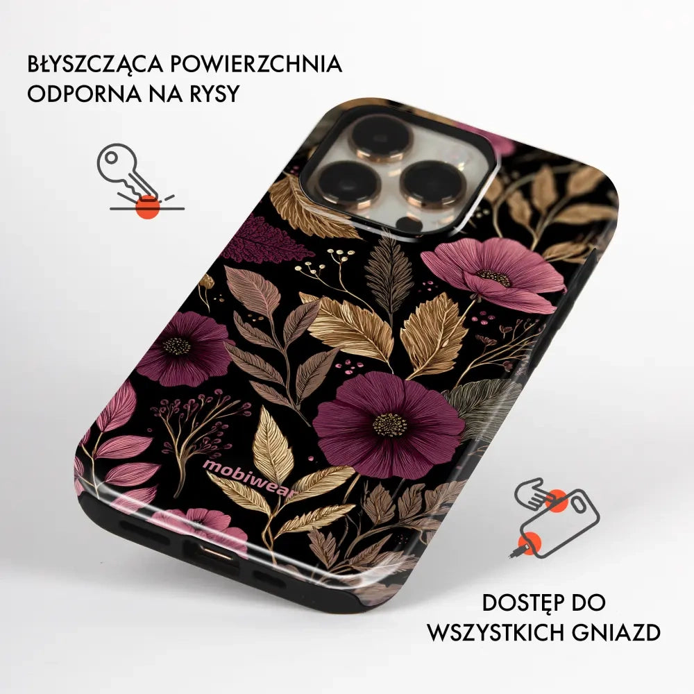 Handyhülle für Galaxy A27 5G, Mobiwear Elite Pro, Glamour-Herbst