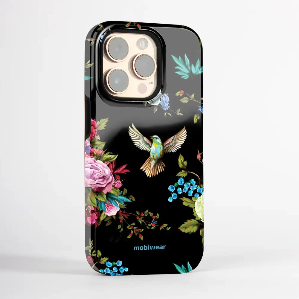 Handyhülle für Galaxy A27 5G, Mobiwear Elite Pro, Nachtkolibri