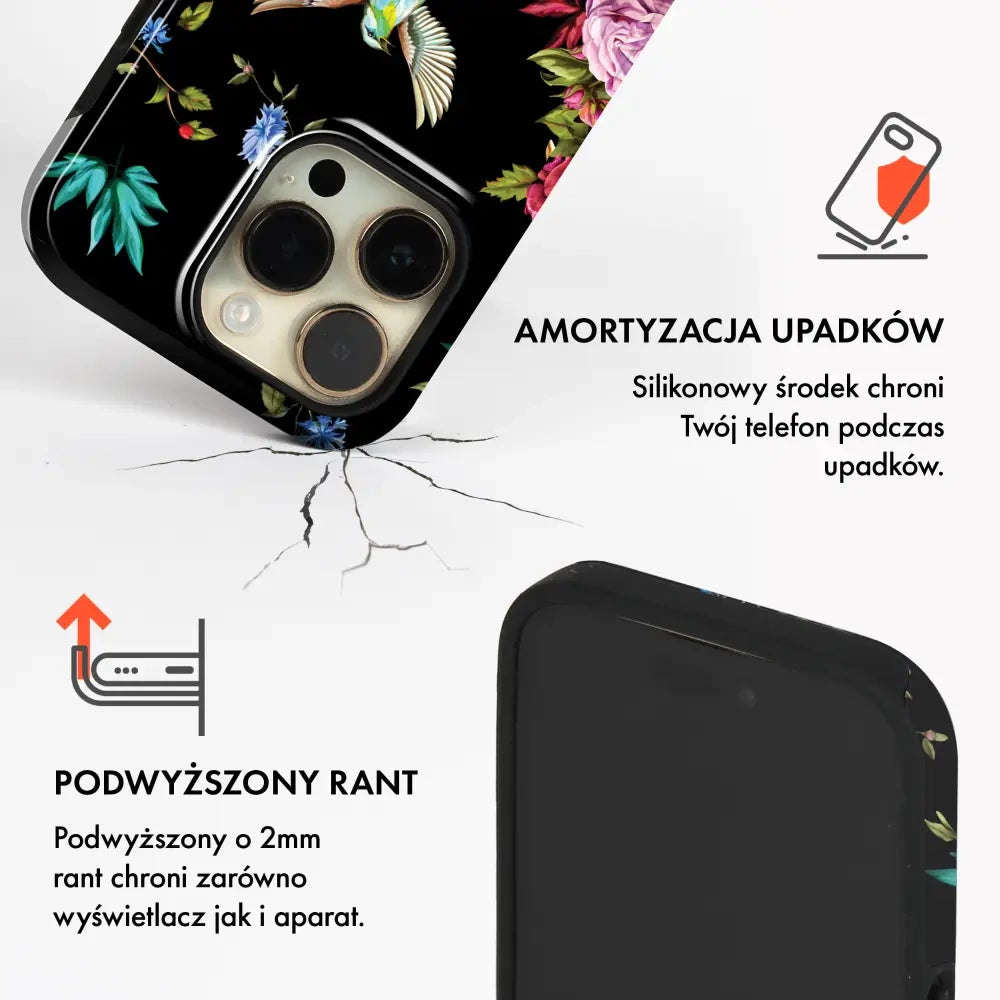 Handyhülle für Galaxy A27 5G, Mobiwear Elite Pro, Nachtkolibri