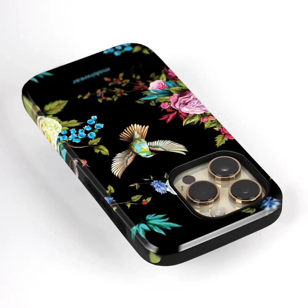 Handyhülle für Galaxy A27 5G, Mobiwear Elite Pro, Nachtkolibri