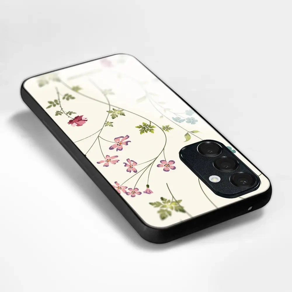 Handyhülle für Vivo X300 FE, Mobiwear Glossy Case, Idyllische Blüte