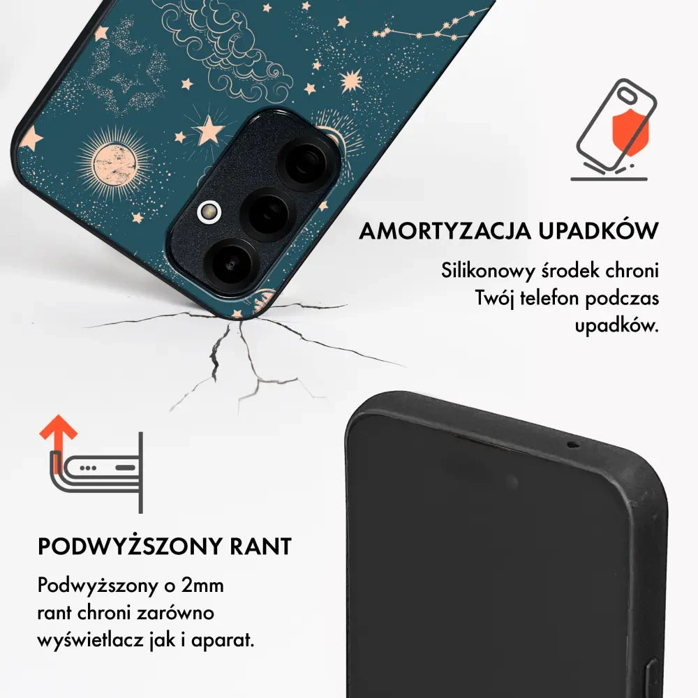 Handyhülle für Vivo X300 FE, Mobiwear Glossy Case, Astraler Staub