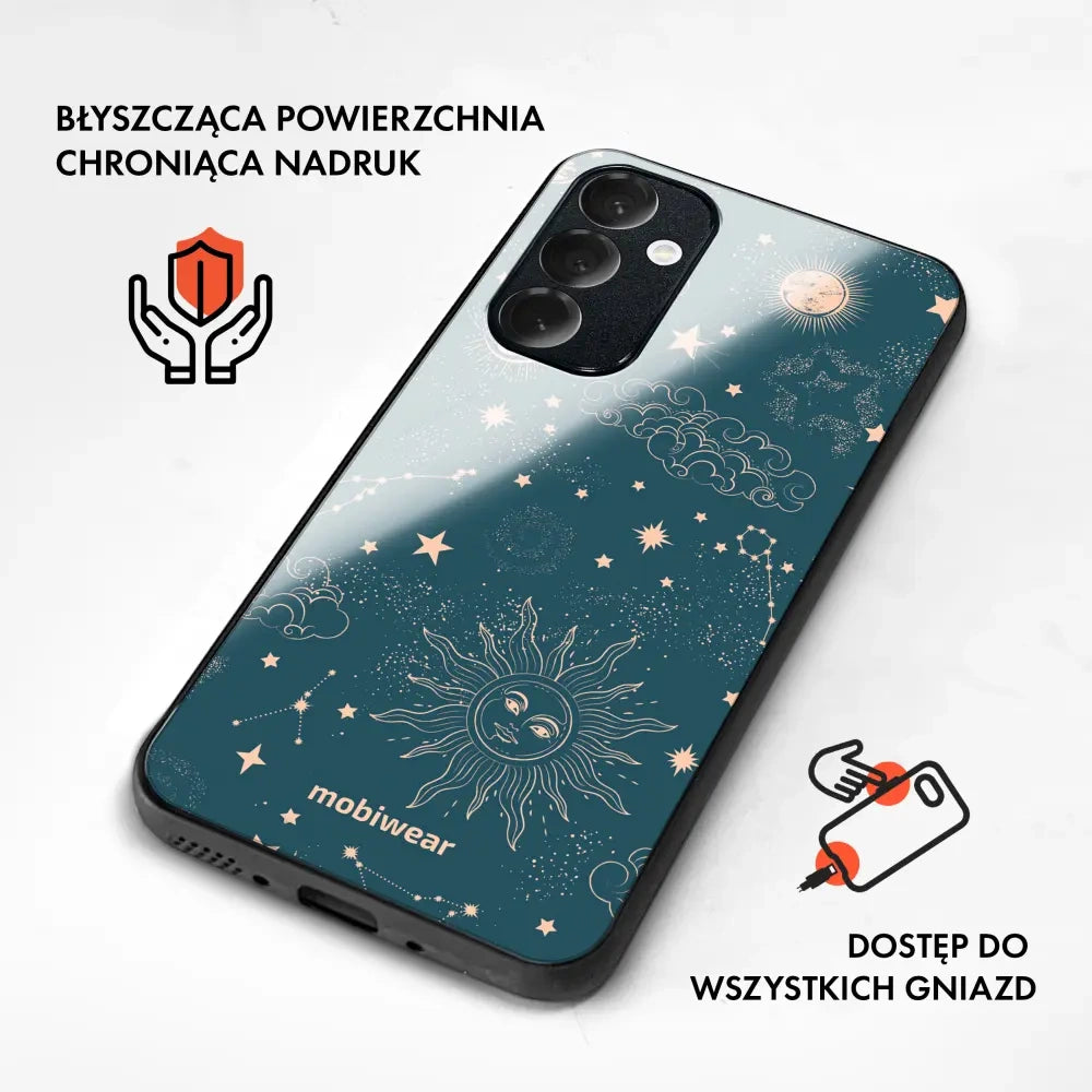 Handyhülle für Vivo X300 FE, Mobiwear Glossy Case, Astraler Staub