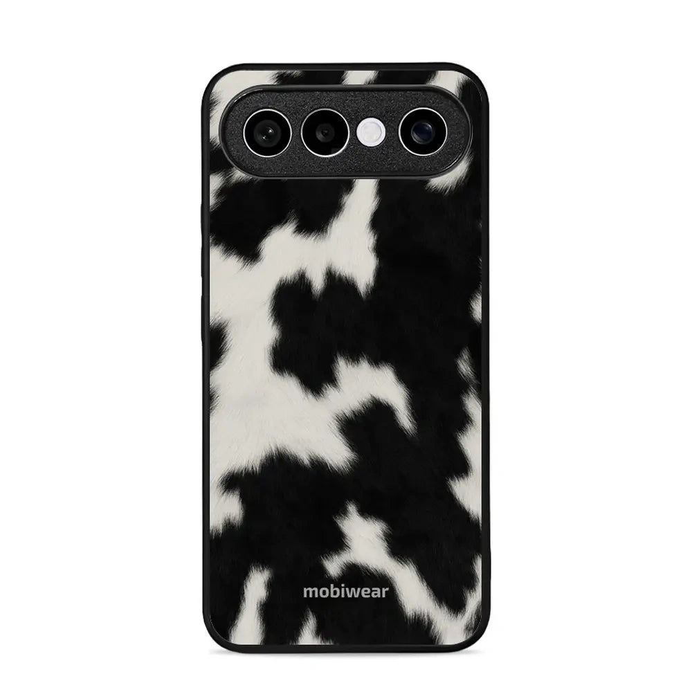 Handyhülle für Vivo X300 FE, Mobiwear Glossy Case, Kuhfell-Optik