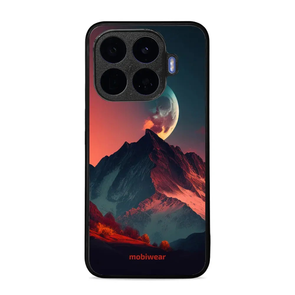 Handyhülle für Xiaomi 17T, Mobiwear Glossy Case, Gebirgsdämmerung