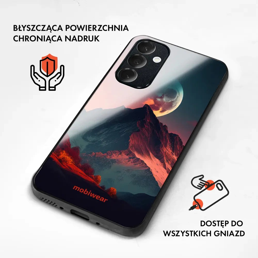 Handyhülle für Xiaomi 17T Pro, Mobiwear Glossy Case, Gebirgsdämmerung