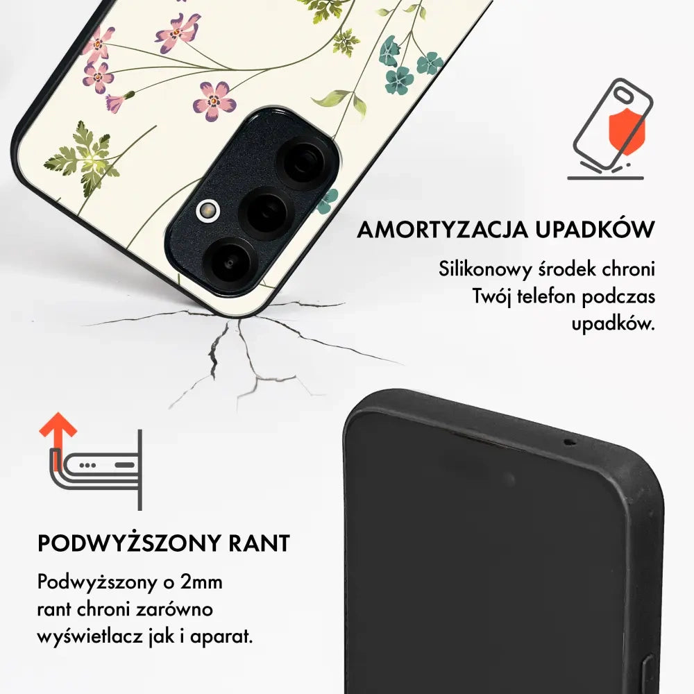 Handyhülle für Xiaomi 17T Pro, Mobiwear Glossy Case, Idyllische Blüte