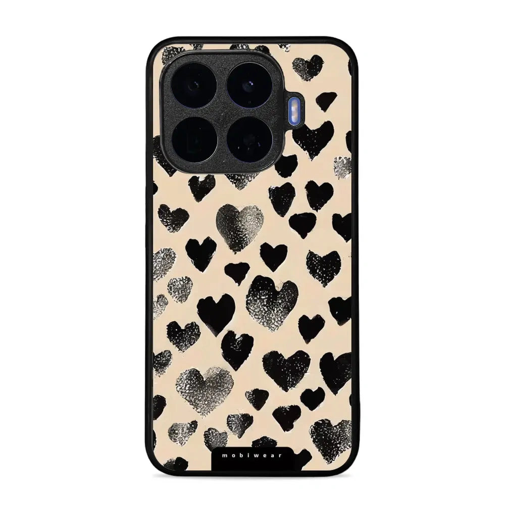 Handyhülle für Xiaomi 17T Pro, Mobiwear Glossy Case, Beige Liebe