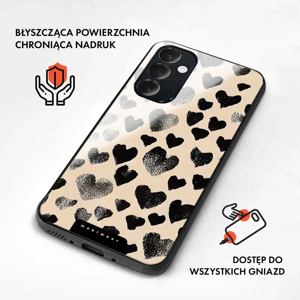 Handyhülle für Xiaomi 17T Pro, Mobiwear Glossy Case, Beige Liebe
