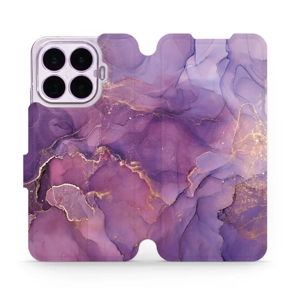 Handyhülle mit klappe für Xiaomi 17T Pro, Mobiwear Book, Violett