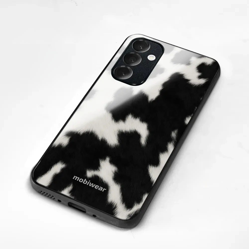 Handyhülle für iPhone 18 Pro, Mobiwear Glossy Case, Kuhfell-Optik