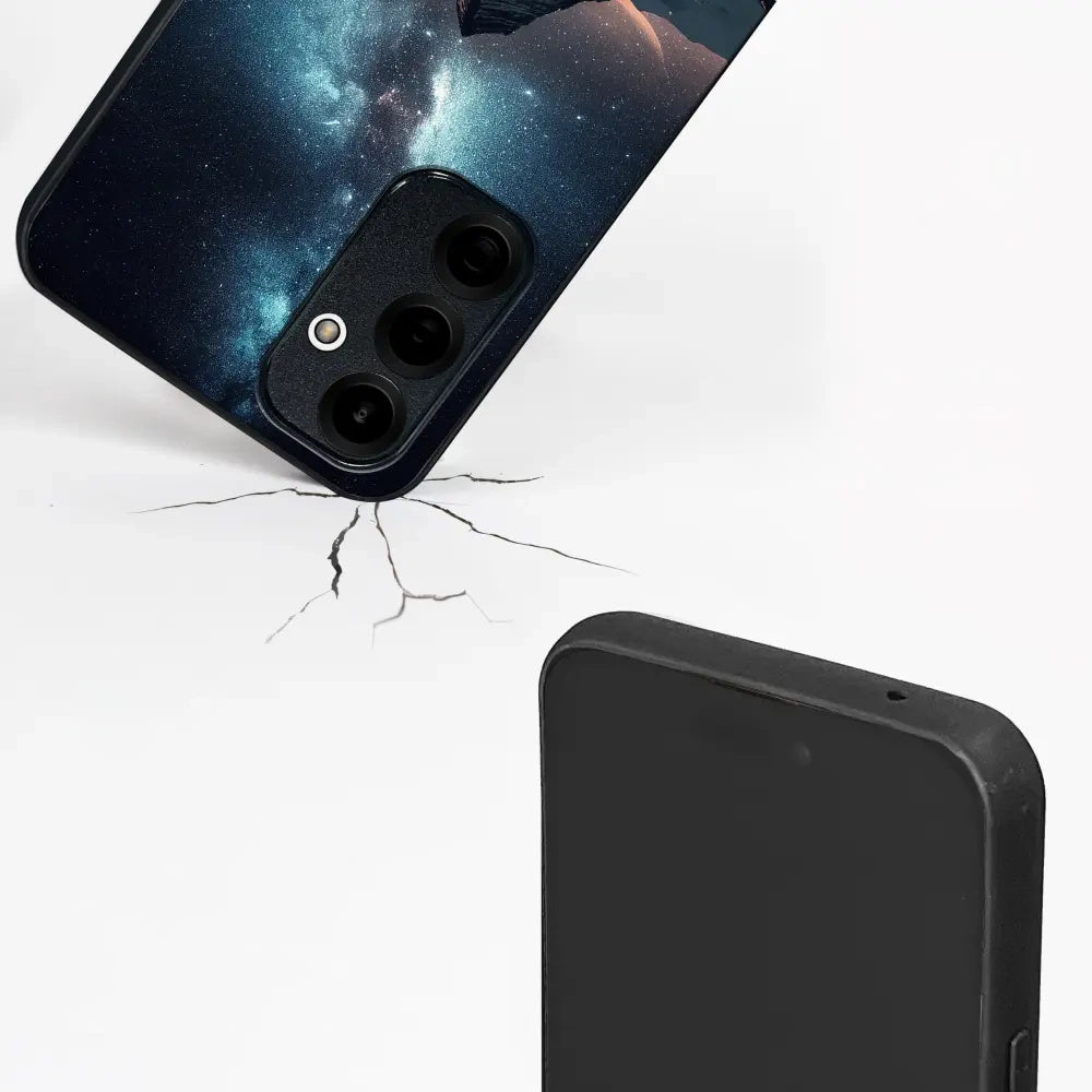Handyhülle für iPhone 18 Pro, Mobiwear Glossy Case, Nachtberg
