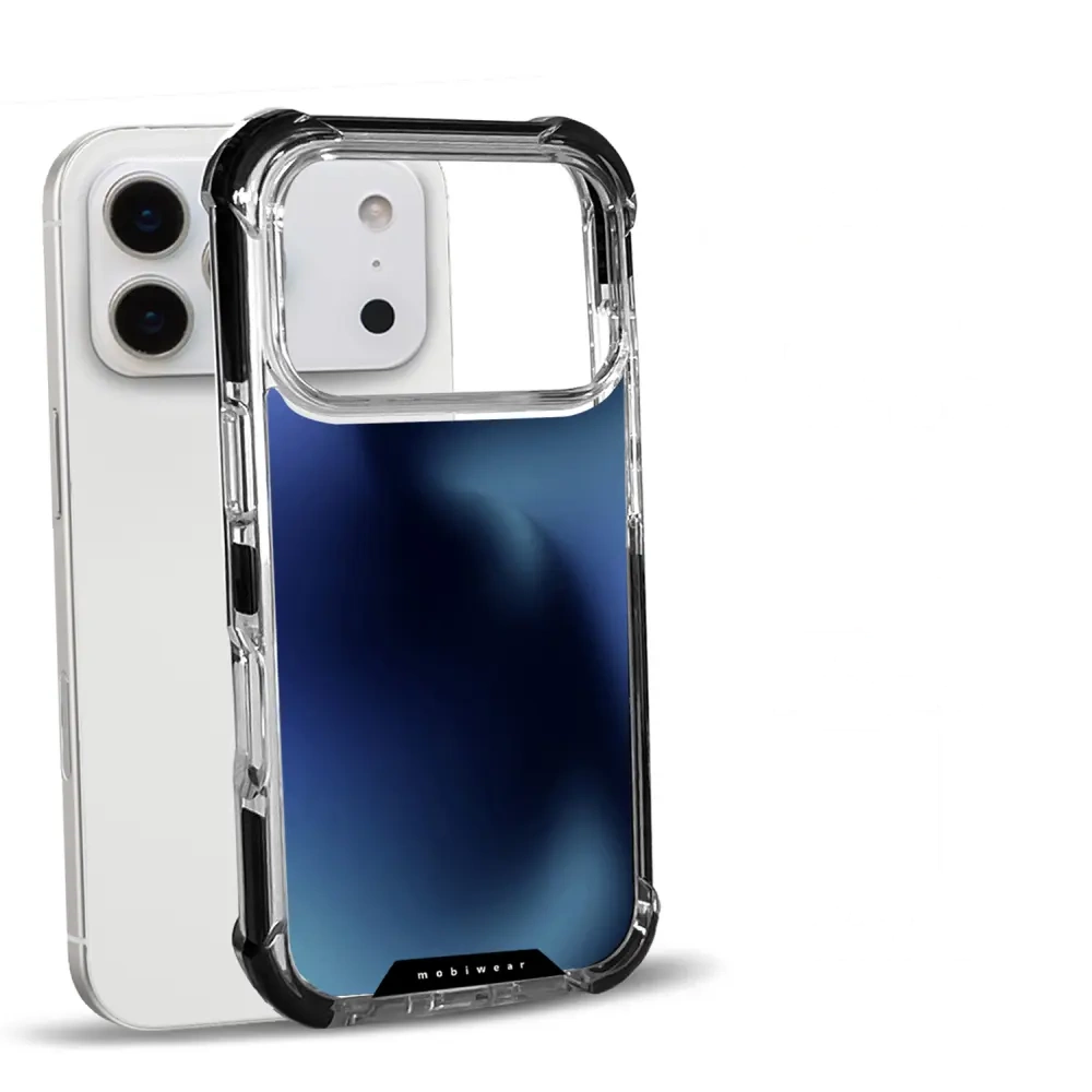 Handyhülle für iPhone 18 Pro mit MagSafe, Mobiwear Elite Bumper, Dunkelblau