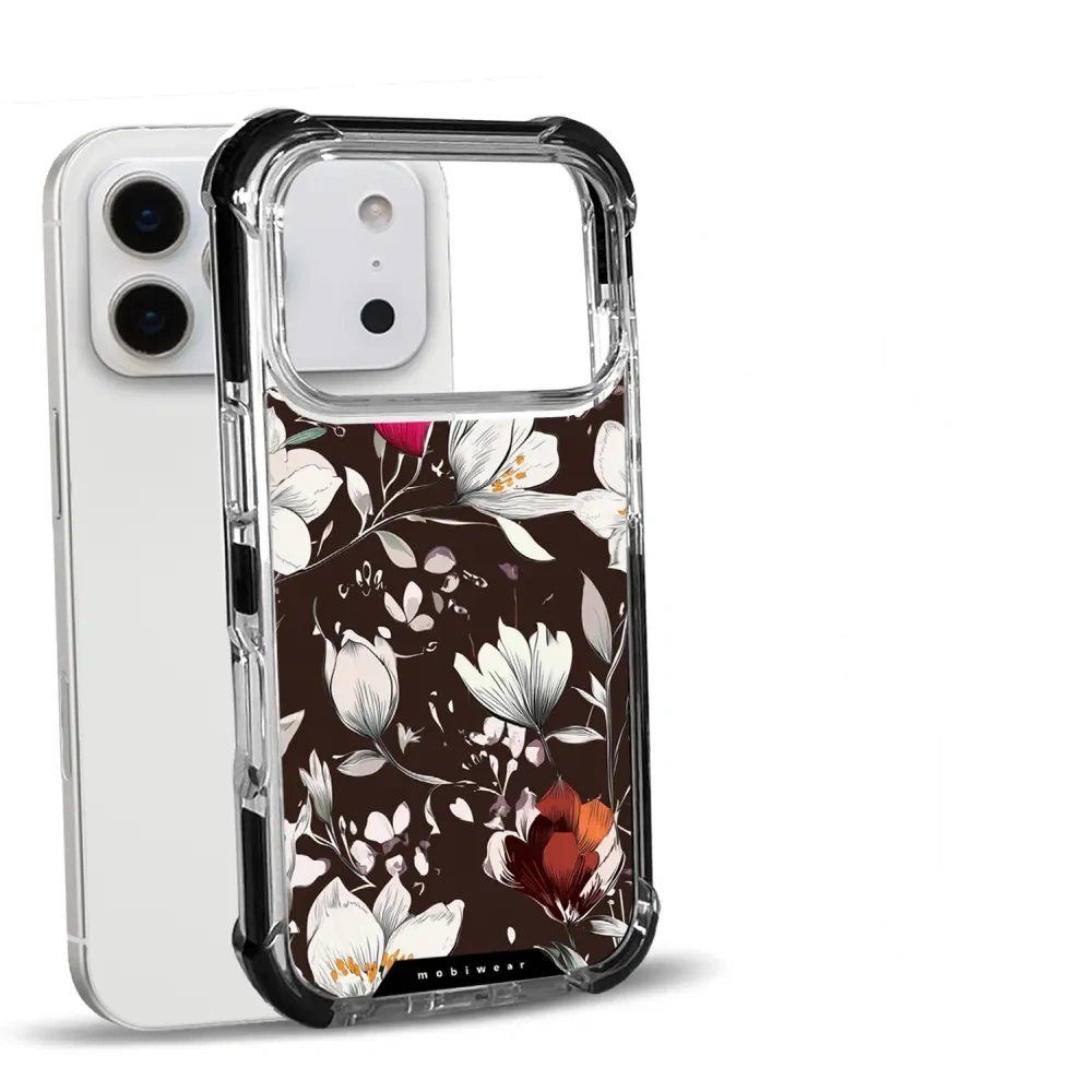 Handyhülle für iPhone 18 Pro mit MagSafe, Mobiwear Elite Bumper, Nachtstrauß