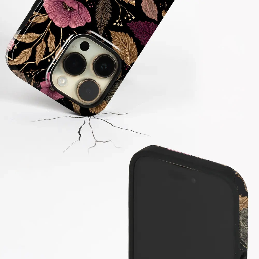 Handyhülle für iPhone 18 Pro, Mobiwear Elite Pro, Glamour-Herbst