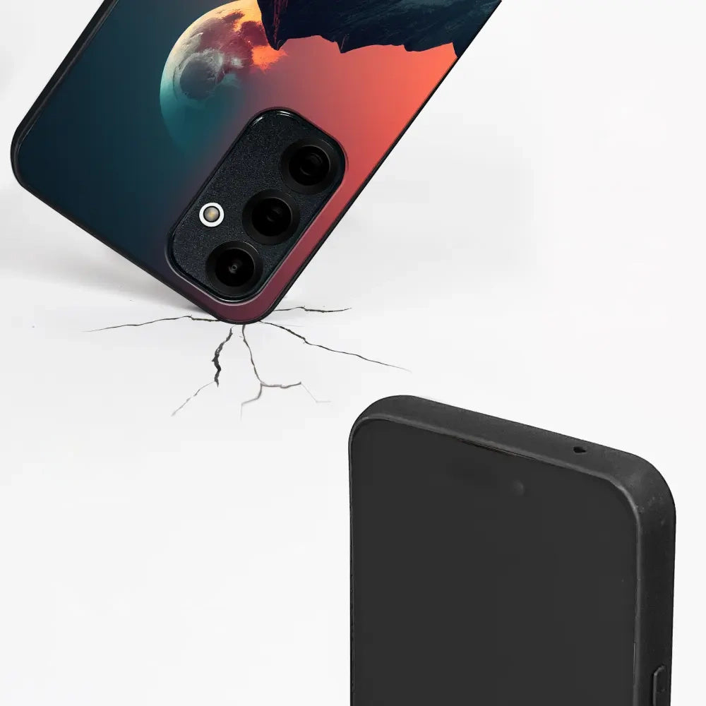 Handyhülle für iPhone 18 Pro Max, Mobiwear Glossy Case, Gebirgsdämmerung
