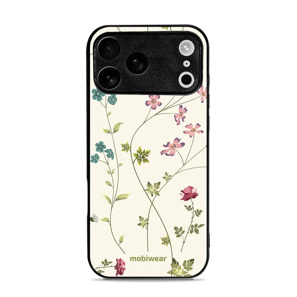 Handyhülle für iPhone 18 Pro Max, Mobiwear Glossy Case, Idyllische Blüte