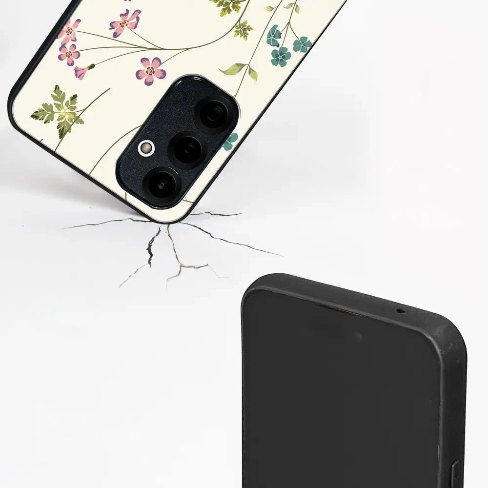 Handyhülle für iPhone 18 Pro Max, Mobiwear Glossy Case, Idyllische Blüte