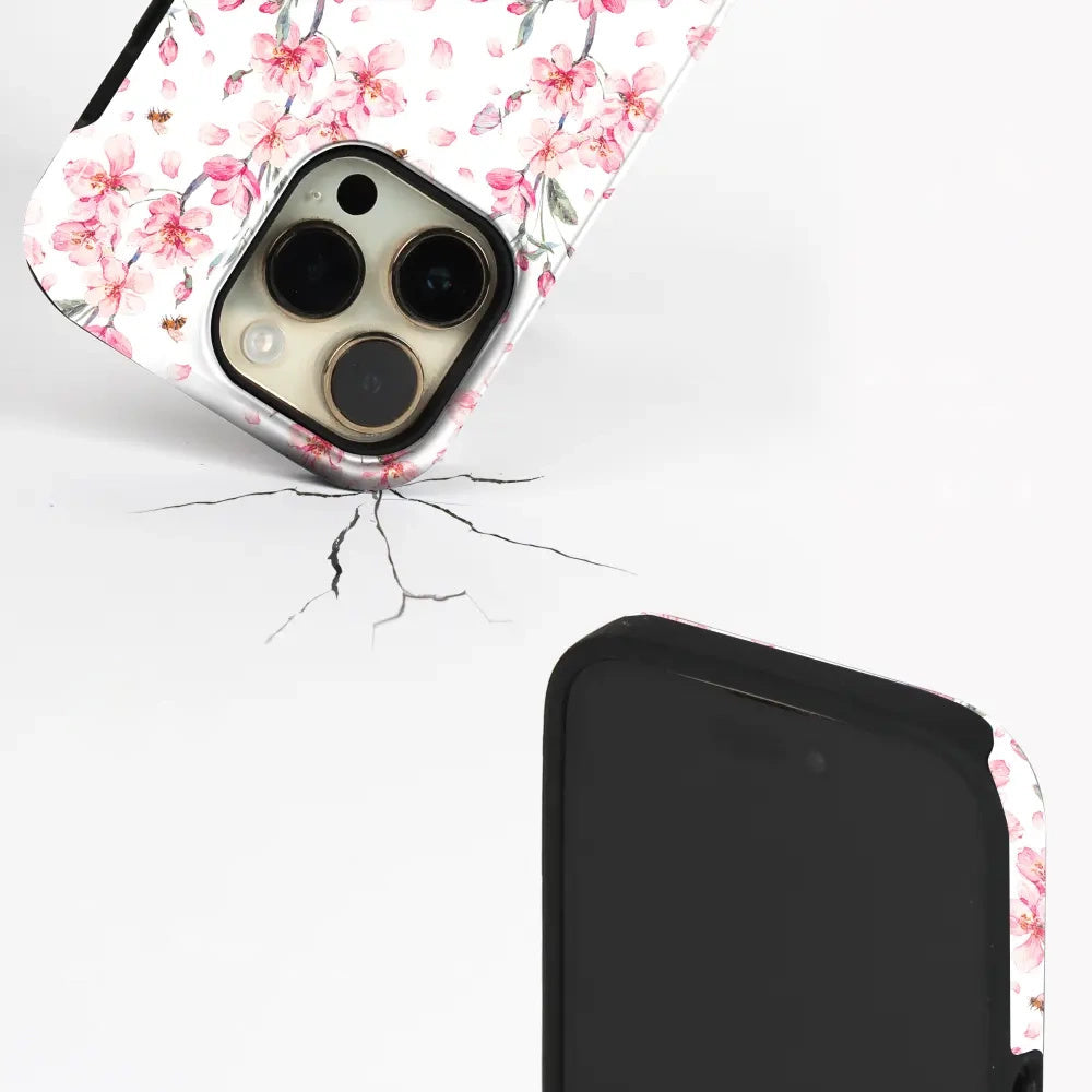 Handyhülle für iPhone 18 Pro Max, Mobiwear Elite Pro, Japanischer Blumenstrauß