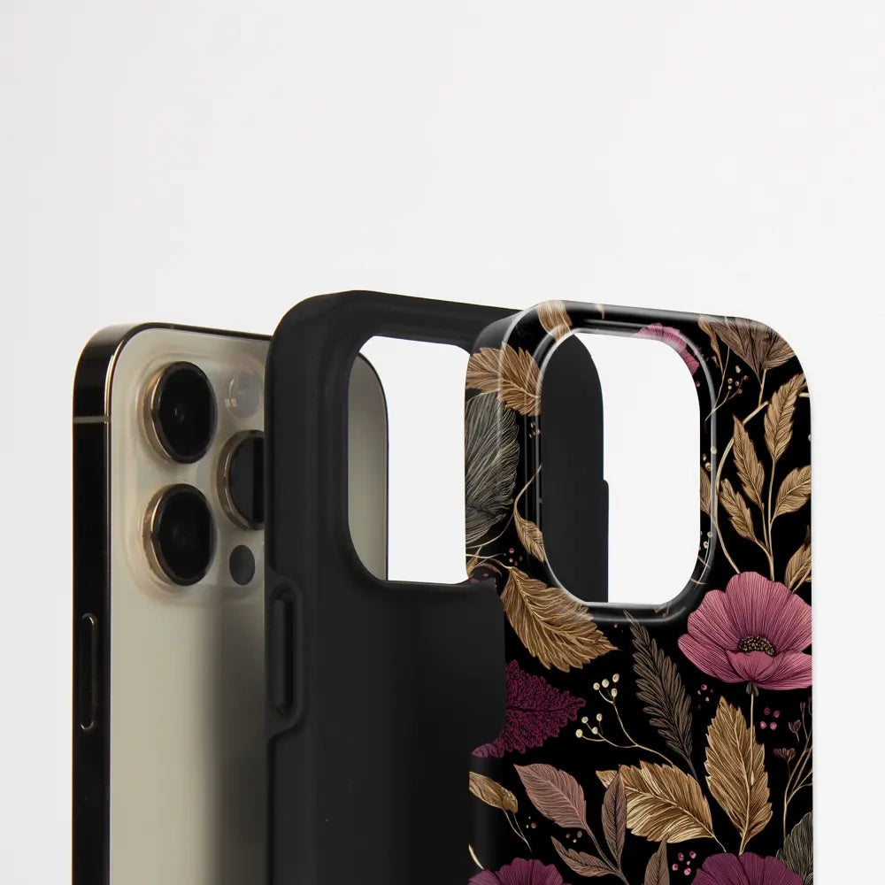 Handyhülle für iPhone 18 Pro Max, Mobiwear Elite Pro, Glamour-Herbst