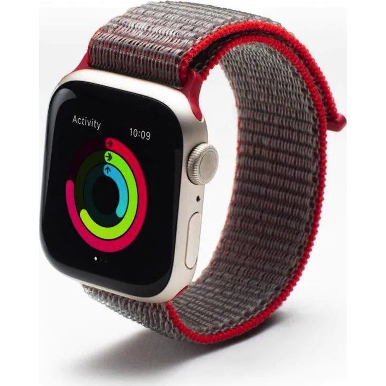 Armband für Apple Watch 38/40/41/42 mm, Zagg Gear4 Sport Watch Band, Dunkelrot (1/3)