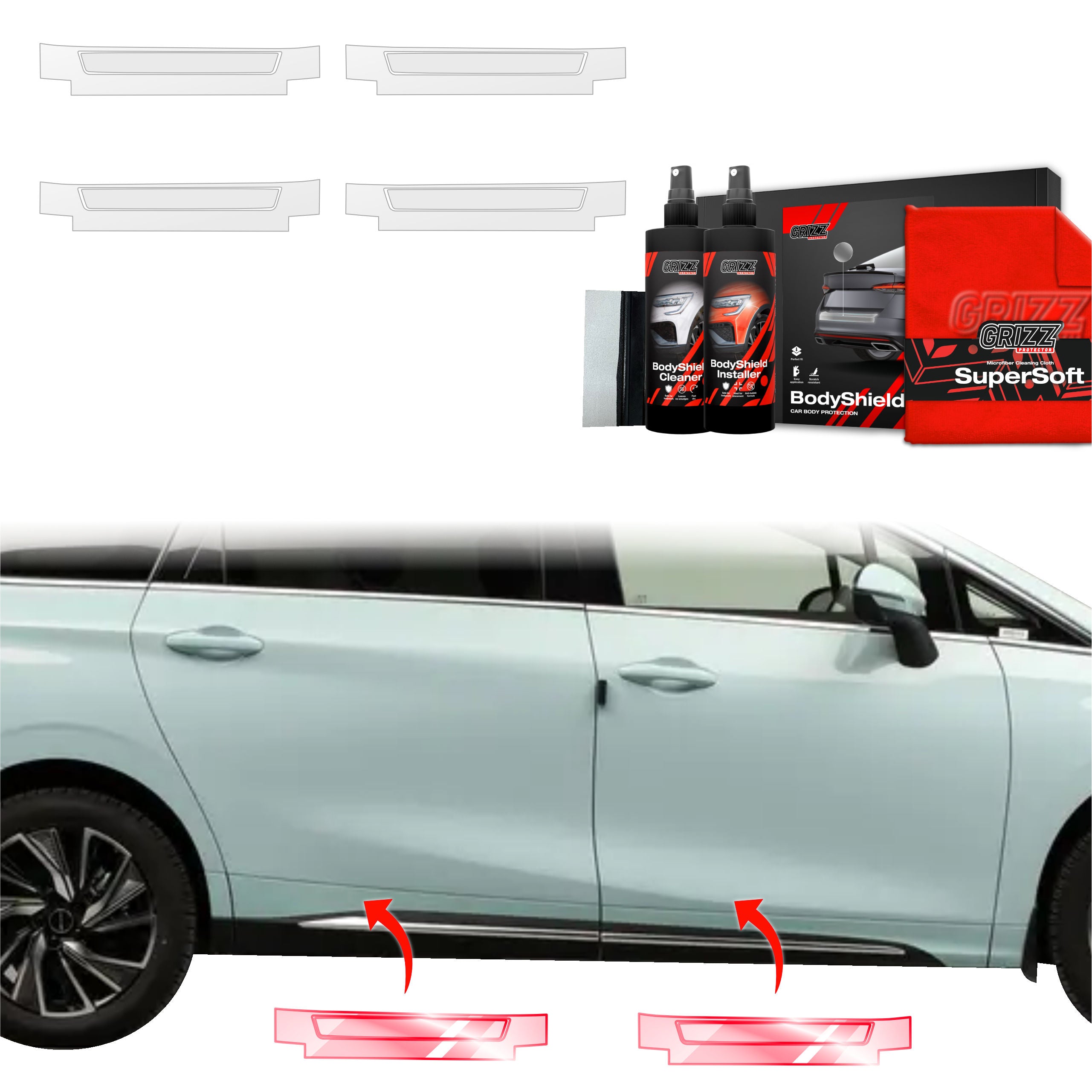 4in1 Schutzfolie Grizz Protector für Schweller - Forthing U-tour (2024-2026)