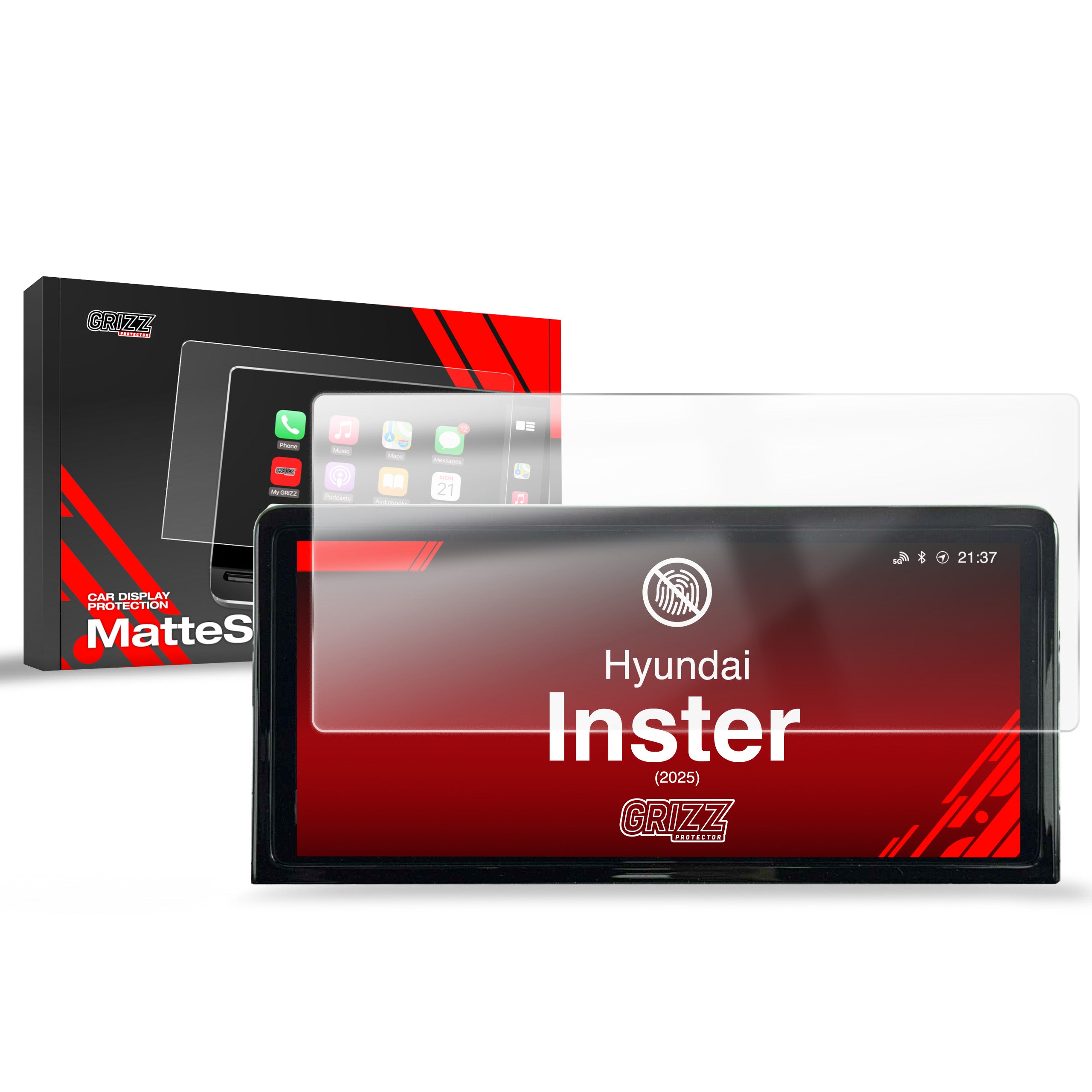 Matte Autodisplayfolie für Hyundai Inster 10,25" (2025-2026), Grizz Protector